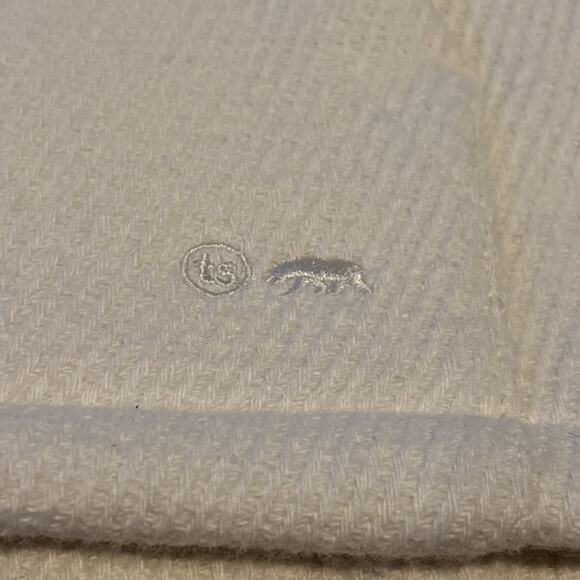 Huckberry Taylor Stitch Heavyweight Textured Hoodie Hoody Cream Men's Sz 38 Med - Picture 7 of 12